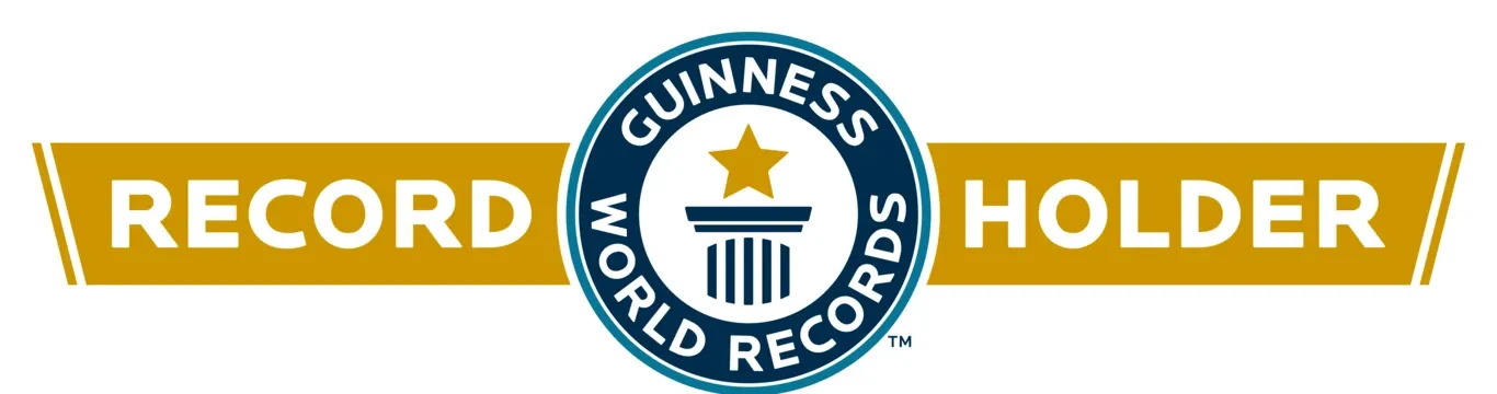 Insignia oficial Record Holder de Guinness World Records